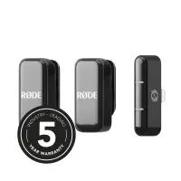 Resigilat: Rode Wireless Micro sistem de microfon wireless ultracompact pentru 2 persoane lightning (negru) - Default Title