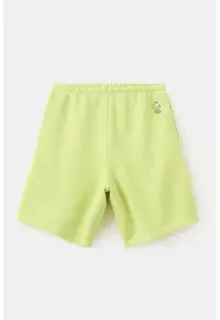 Pantaloni scurti relaxed fit cu talie ajustabila - Verde lime