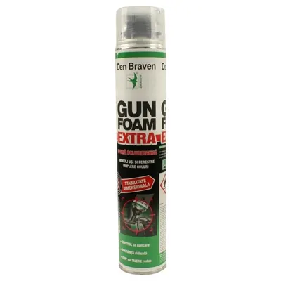 Spuma Poliuretanica Gun Foam Extra, Aplicare cu Pistol, 750 ml