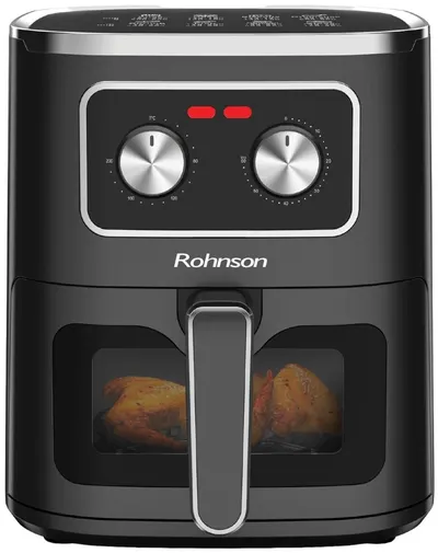 Friteuză cu aer cald Rohnson - R-2801, 1450W, 5 l, negru