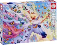 Puzzle Educa din 500 piese - Unicorn curcubeu