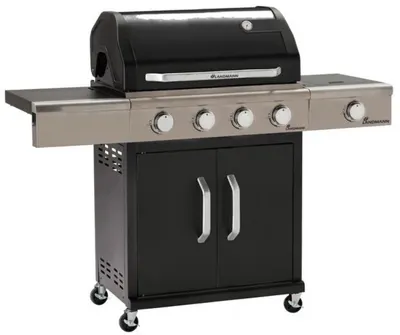 Grătar pe gaz Landmann - Triton PTS 4.1, 15 kW, 4+1 arzătoare