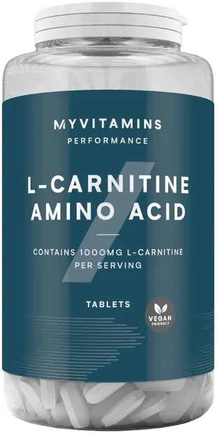 L-Carnitine Amino Acid, 180 tablete , Myprotein