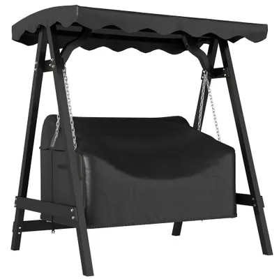 Outsunny Husă pentru leagăn de grădină 2 locuri, husă de protecție impermeabilă, rezistentă la vânt și la UV, material Oxford 420D | Aosom Romania