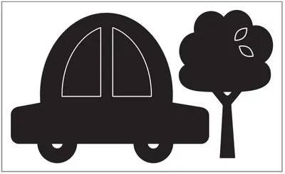 Tabla neagra de perete APLI - Automobil