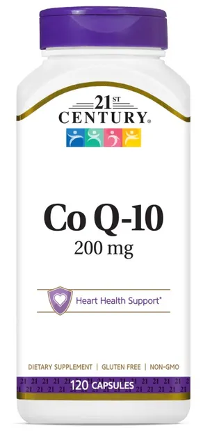 CoQ-10, 200 mg, 120 capsule, 21st Century
