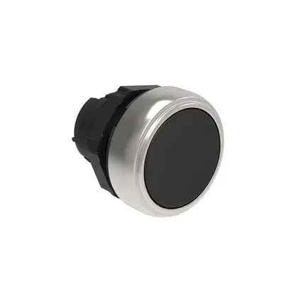 Push buton , diametru Ø22MM PLATINUM SERIES, FLUSH, BLACK