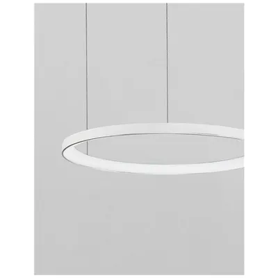 Lampa suspendata PERTINO Dimabil Nisipiu Alb Aluminiu & Acrylic LED 48 Wat 230 Volt 2880Lm 3000K IP20