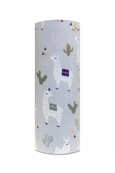 Scutec din muselina tetra 70x80 cm model Lama Grey