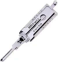 Decodor auto Lishi NSN14 pentru contact si unealta de deschidere 2 in 1, compatibil cu chei Nissan, Infiniti, Subaru si Renault, lama NSN14 #22