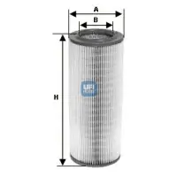 Filtru aer UFI 27.400.00