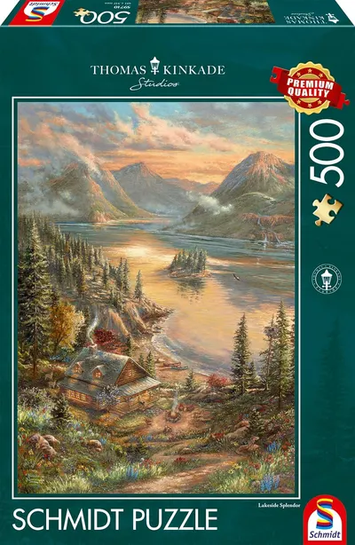 Puzzle Schmidt din 500 piese - Lux pe malul lacului