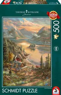 Puzzle Schmidt din 500 piese - Lux pe malul lacului