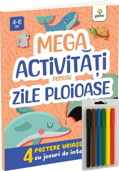 Mega activități pentru zile ploioase - Paperback