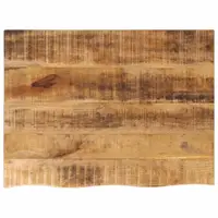 Gossi blat de masa margine naturala, 70x60x2,5 cm, lemn masiv mango
