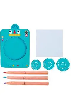 Jucarie: Spin and Draw verde. Monstrulet