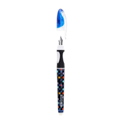 Stilou cu stergere Strigo Pixel + 2 rezerve + dispozitiv curatare