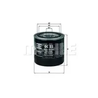 Filtru ulei MAHLE ORIGINAL OC 23