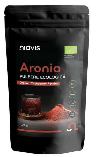 Aronia pulbere ecologica, 125g, Niavis