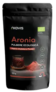 Aronia pulbere ecologica, 125g, Niavis