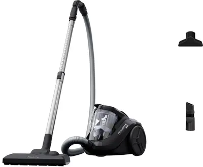 Aspirator fără sac Rowenta - Compact Power Cyclon, negru