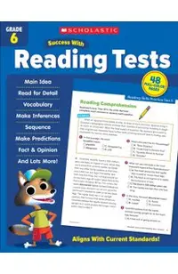 Scholastic Success with Reading Tests Grade 6