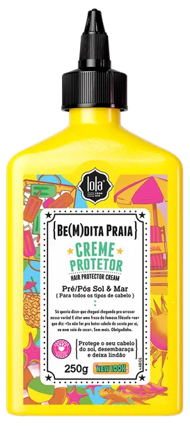 Crema de par cu protectie solara Bemdita Praia, 250g, Lola Cosmetics