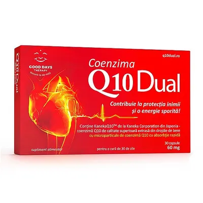 Coenzima Q10 Dual 60 mg, Good Days Therapy | 30 capsule