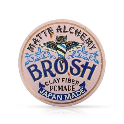 Ceara pentru par - BROSH - Pomade - Clay Fiber - 120 gr