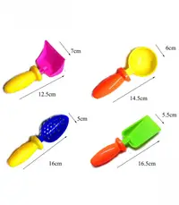 Set 4 unelte de gradinarit din plastic pentru copii
