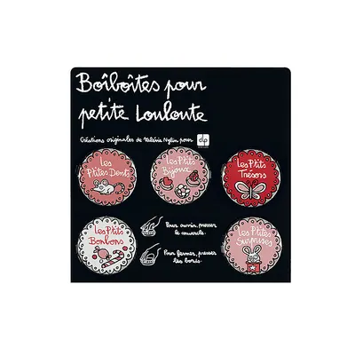 Cutie metalica mica - Louloute - mai multe modele