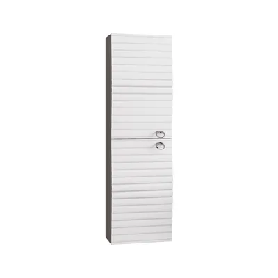 Dulap baie suspendat Orka Anzer alb 40x138 cm