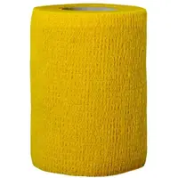 Set 2 x Bandaj Coeziv Autoadeziv, 7.5 cm x 4.5 m, Galben, Prima, 1 Rola