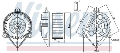 Ventilator habitaclu potrivit NISSAN PRIMASTAR; OPEL VIVARO A; RENAULT TRAFIC II 1.9D-2.5D 02.01