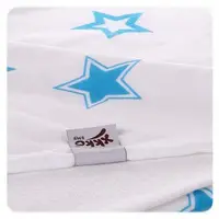 Paturica din bambus 70x130cm Cyan Stars XKKO