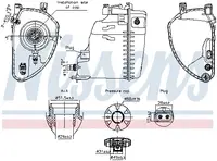 Vas expansiune racire (cu priza, cu senzor nivel) potrivit BMW 5 (G30, F90), 5 (G31), 6 GRAN TURISMO (G32), 7 (G11, G12), 8 (G14, F91), 8 (G15, F92), 8 GRAN COUPE (G16, F93) 07.15