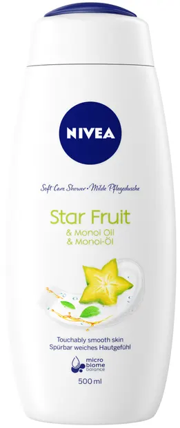 Nivea Gel de duș Star Fruit & Monoi Oil, 500 ml