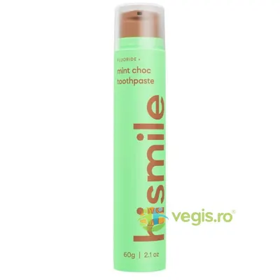 Pasta de Dinti cu Fluor si Aroma de Menta si Ciocolata Mint Choc 60g