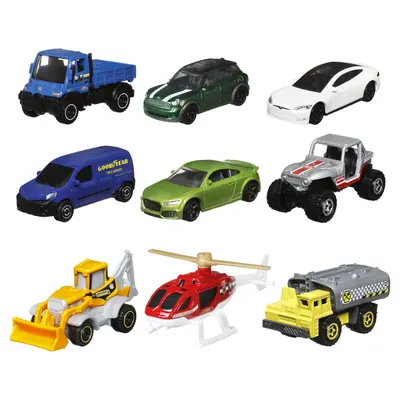 Set 9 masini - Matchbox - Mercedes Benz Unimog U300