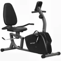 SPORTNOW Bicicletă de Acasă Recumbent cu 8 Nivele de Rezistență Magnetică, Măsurare Puls, Scaun Reglabil | Aosom Romania