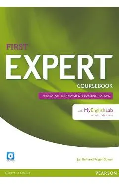 Expert First Coursebook Third Edition + MyEnglishLab Pack