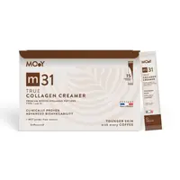 m31 True collagen creamer, colagen hidrolizat bovin premium monodoza, dovedit clinic, beauty, 5.000mg, tip I si III, fara aroma, 15 plicuri, 105 g, natural, Molecules of Youth