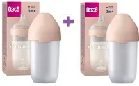 Set de biberoane pentru bebeluși Lovi - Mammafeel, 3 luni+, 2 x 250 ml