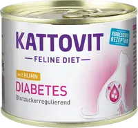 Conserva Kattovit Diabetic, Pui, 185 g