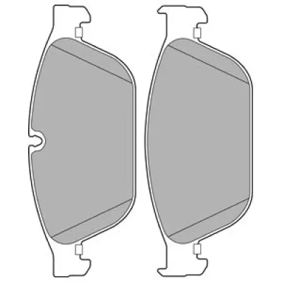 Set placute frana, frana disc DELPHI LP2239