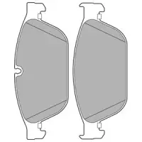 Set placute frana, frana disc DELPHI LP2239