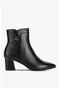 Ghete dama 5905588918950 - Piele naturala - Negru - Negru