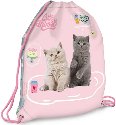 Geantă sport Ars Una Cute Animals - Tea Party