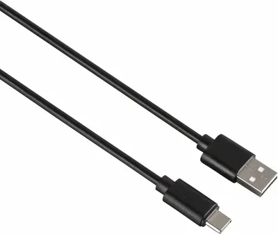 Cablu Hama - USB-C/USB2.0, 0.9m, negru