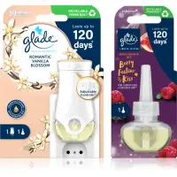 GLADE Electric scented oil Romantic Vanilla Blossom + Berry Festive Kiss ambalaj economic 3 buc